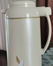 象印（ZO JIRUSHI）保溫壺日本原裝進(jìn)口大容量雙層玻璃內(nèi)膽居家保冷保溫瓶熱水瓶AFFB CA米色 1.55L 曬單實(shí)拍圖