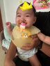 婧麒（JOYNCLEON）寶寶輔食圍兜嬰兒飯兜防水硅膠吃飯圍嘴軟兜兜 JYP58426 曬單實(shí)拍圖