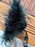 超仙夾子頭飾鯊魚(yú)夾ins風(fēng)羽毛抓夾高級感鴕鳥(niǎo)毛發(fā)夾后腦勺鯊魚(yú)夾 黑色大號-13cm 曬單實(shí)拍圖