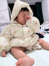巴拉巴拉嬰兒花版羽絨服女童冬季短款外套保暖甜美時(shí)尚萌208424107010 曬單實(shí)拍圖