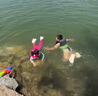 Eyson永晟專業(yè)兒童救生衣小孩浮力背心馬甲海釣游泳水上游玩漂流浮潛衣 YSH861粉色 XL碼（22~30KG 7~10歲選購） 曬單實(shí)拍圖