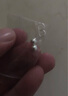 S999純銀豆豆耳釘女簡約免摘彎鉤耳環(huán)磨砂圓珠迷你養(yǎng)耳洞耳飾 【圓珠彎鉤】 S999銀色【5mm】 曬單實(shí)拍圖