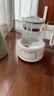摩飛電器（Morphyrichards）電熱水壺全玻璃恒溫壺家用熱水壺?zé)畨仞B(yǎng)生煮茶壺多段控溫電水壺極速風(fēng)冷沖奶泡奶機(jī)MR5602 1.2L 椰奶白 曬單實(shí)拍圖