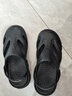 維動(dòng)（VEIDOORN）洞洞鞋男鞋運(yùn)動(dòng)涼鞋厚底居家夏季包頭外穿情侶拖鞋防滑戶外沙灘 【極夜黑】 42-43 曬單實(shí)拍圖