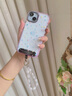 FUNNY RICH涂鴉星星樂園適用iPhone16ProMax手機(jī)殼漸變色蘋果15透明新款保護(hù)套女款14防摔簡約ins小清新 仲夏夜星星-粉紫 iPhone 15 曬單實拍圖