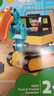 樂高（LEGO）積木拼裝得寶10931 翻斗車和挖掘車大顆粒積木桌兒童玩具生日禮物 曬單實(shí)拍圖