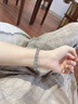 范嘉倫（VanCalen）和田玉手串女老坑料煙紫玉手鏈玉石手串手飾玉手鏈七夕送女友禮物 【收藏級仙煙紫】-8mm 曬單實(shí)拍圖