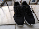 鴻星爾克（ERKE）【官方奧萊】男鞋運動(dòng)鞋男減震耐磨跑步鞋輕便情侶旅游休閑鞋子男 正黑/國王金-2113 39 曬單實(shí)拍圖