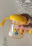 NEVS兒童牛奶杯1-3-6歲寶寶喝奶瓶PPSU帶刻度直飲泡奶吸管水杯-蒙格黃 曬單實(shí)拍圖