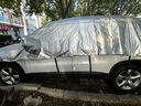 新款純布料半罩防曬隔熱防水防雪霜四季呵護專(zhuān)用蓋住門(mén)把手大半罩 新款420D純布料銀色加棉絨 SUV越野車(chē)專(zhuān)拍（留言車(chē)型） 曬單實(shí)拍圖