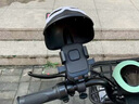 惠利得電動(dòng)車手機(jī)架電瓶摩托車外賣騎手專用車載防雨防震手機(jī)導(dǎo)航支架 【車把款】+【黑色貓耳頭盔】 曬單實(shí)拍圖