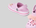 卡駱馳（CROCS）貝雅卡駱班兒童洞洞鞋沙灘鞋男女童包頭拖鞋/207018/207019 芭蕾粉/糖果粉-6TG 33 (200mm) 曬單實(shí)拍圖