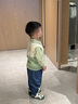 幼歌（YOUGE）嬰幼兒秋季新款舒適柔軟圓領(lǐng)毛衣背心純棉寶寶保暖馬甲 綠色 90 cm 曬單實(shí)拍圖