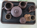 八璽（BAXI）宜興名家手工紫砂杯茶杯辦公室男士泡茶杯辦公杯蓋杯送禮刻字茶具 清心紫泥蓋杯-420ml（杯+蓋） 收藏證書(shū)禮盒手提袋（見(jiàn)圖8） 曬單實(shí)拍圖
