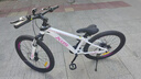 喜德盛（xds）青少年自行車(chē)小王子鋁合金車(chē)架機械碟剎避震前叉7速變速 白/粉 24寸輪徑（身高135-150cm） 曬單實(shí)拍圖