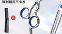 啟漫理發(fā)剪刀美發(fā)剪發(fā)專(zhuān)業(yè)打薄牙剪平剪劉海神器自己剪頭發(fā)家用碎發(fā)剪 曬單實(shí)拍圖