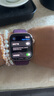 Apple/蘋果 Watch Series 10 智能手表GPS款42毫米玫瑰金色鋁金屬表殼梅子色回環(huán)式運(yùn)動表帶MX1X3CH/B 曬單實(shí)拍圖