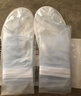 JAJALIN高筒防雨鞋套男女學(xué)生騎行雪天防水加厚耐磨兒童鞋套透明白3XL碼 曬單實拍圖