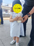 戴維貝拉兒童連衣裙夏裝女童洋氣條紋公主裙寶寶休閑裙子 曬單實拍圖