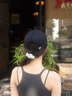 查爾斯桃心棒球帽男簡約基礎(chǔ)百搭時尚潮流品牌皮標(biāo)遮陽情侶鴨舌帽子 黑色 曬單實拍圖