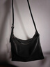 裘真【明星推薦】經(jīng)典hobo包植鞣牛皮腋下通勤休閑餃子女包 黑色-小號 小包/大包 曬單實(shí)拍圖