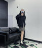 凌卡戚樂(lè )福鞋女春夏秋季新款日系復古百搭學(xué)生jk單鞋配裙子休閑小皮鞋女 亮光黑色 38 曬單實(shí)拍圖