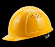 霍尼韋爾（Honeywell）安全帽 L99S HDPE 阻燃耐低溫 防砸抗沖擊建筑工地電力頭盔 黃色透氣1頂 曬單實(shí)拍圖