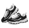斯凱奇（Skechers）奧利奧熊貓鞋丨老爹鞋女經(jīng)典黑白復(fù)古春夏輕便潮流增高運(yùn)動休閑鞋 【女款】黑色/白-BKW 38 曬單實拍圖