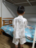 迪士尼寶寶男童漢服夏季薄款套裝中國(guó)風(fēng)夏裝兒童古裝唐裝禮服國(guó)潮男孩夏款酷 圖片色 120 建議110-120cm6-7歲cm 曬單實(shí)拍圖