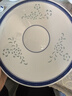 富玉餐具碗盤散件中式釉中彩家用餐具自由搭中國風(fēng)玲瓏瓷碗碟菜盤子 青韻 7寸斗笠面碗 曬單實(shí)拍圖