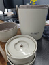 歐樂多（Olodo）德國保溫飯盒316不銹鋼保溫盒桶學(xué)生上班便攜1.5L餐盒微波爐加熱 【典雅白】304餐盒+316餐具+提袋 曬單實(shí)拍圖