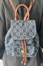CASSILE卡思樂(lè )女包雙肩包女大容量通勤丹寧牛仔背包生日情人節禮物 曬單實(shí)拍圖