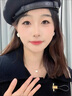 伊燦劉亦菲同款方塊吊墜項鏈女輕奢小眾高級感鎖骨鏈2025新款爆款頸鏈 劉亦菲同款方塊吊墜項鏈【金色】 曬單實(shí)拍圖