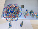 拼酷（piececool）點(diǎn)翠喜扇+輕便工具套裝 十里紅妝3d立體金屬拼圖七夕情人節禮物 曬單實(shí)拍圖