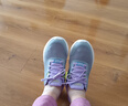 斯凱奇（Skechers）女鞋秋季緩震健步鞋厚底增高休閑運(yùn)動鞋跑步鞋125641 灰色/淡紫色/GYLV 37.5 曬單實(shí)拍圖