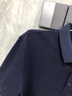 JASONWOOD品牌男裝短袖POLO衫t 恤男2025夏季新款中青年翻領(lǐng)純色休閑上衣 黑色 XL 曬單實(shí)拍圖
