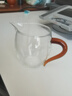 PAKCHOICE玻璃公道杯帶茶漏三件套過濾分茶器功夫茶具配件加厚耐熱泡茶工具 曬單實拍圖