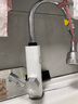 奧克斯（AUX）電熱水龍頭熱水器加熱水龍頭快速熱水變頻恒溫廚房下進(jìn)水 【大屏數(shù)顯】雪山白+漏保插頭+萬向噴頭 曬單實拍圖