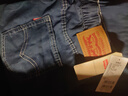 LEVI'S李維斯童裝兒童牛仔褲【天絲軟牛仔】夏季男女童牛仔長(zhǎng)褲 湖底藍(lán) 曬單實(shí)拍圖