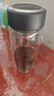 希樂玻璃杯雙層玻璃水杯高顏值男士商務(wù)辦公茶水分離杯便攜泡茶杯子 曬單實(shí)拍圖