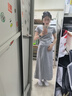 森馬（Semir）套裝女小心機短上衣高腰半身裙2025夏拼接蕾絲兩件套107425117010 曬單實拍圖
