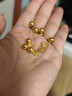 賽菲爾足金999.9十二生肖蛇金豆黃金投資金塊生肖金條 生肖羊 約1克 曬單實拍圖