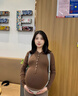 安美寶夏季乳膠拖腹帶透氣孕婦專用隱形腰脫中晚期防下墜醫(yī)院同款胎監(jiān)帶 【魅力灰L碼】適合體重135-170斤 曬單實(shí)拍圖