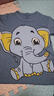 Radinka2026夏新款童裝T恤兒童半袖卡通大象圖案男童短袖寶寶純棉衣服YYF dt8256軍藍 120 cm 曬單實(shí)拍圖