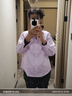 子牧棉麻2025春裝 女襯衫翻領(lǐng)休閑百搭寬松顯瘦韓版襯衣外套上衣9352 粉紫色 2XL (建議135-150斤) 曬單實(shí)拍圖