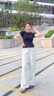 izzue IT【萊賽爾天絲薄款】牛仔褲女夏季寬松直筒長褲顯瘦拖地闊腿褲 曬單實拍圖
