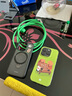 魔贊色彩系列 iPhone 15 Pro 磁吸手機殼 探險綠蘋(píng)果手機殼 曬單實(shí)拍圖
