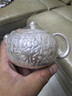 講茗堂999鎏純銀功夫茶具套裝送禮物品高檔端領(lǐng)導(dǎo)長輩退休實(shí)用喬遷退休 百福銀套裝-次日達(dá) 10頭 曬單實(shí)拍圖