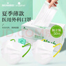海氏海諾艾暖輕薄夏季清涼防曬醫(yī)用外科口罩情侶口罩薄款成人獨(dú)立包裝50只 曬單實(shí)拍圖
