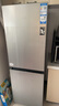 海爾（Haier）202升雙門兩門冰箱風(fēng)冷無霜三溫區(qū)獨(dú)立式小型黑金凈化抗菌凈味保鮮租房國家補(bǔ)貼BCD-202WGHC290S9 曬單實(shí)拍圖